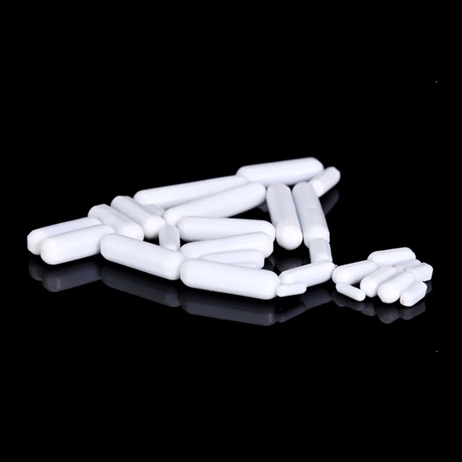 Бесплатная доставка C8x30mm 2 шт PTFE Магнитный миксер мешалка бар мешалки белый