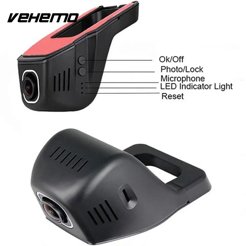 HD 1080 P Wifi Автомобильный dvr ночного видения Универсальный рекордер для вождения