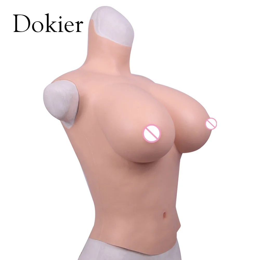 Dokier силиконовые груди Формы Поддельные грудь для трансвеститов Драг королева