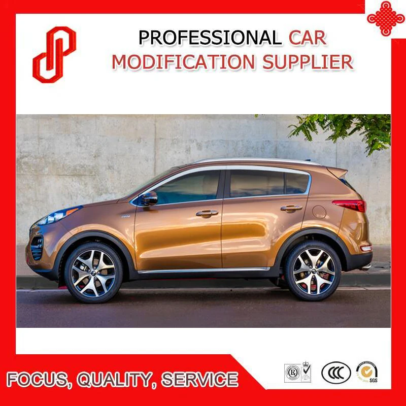 

High Quality ABS plating decorative trim vent shade rain sun wind deflector window visor for Sportage / KX5 2011-2019