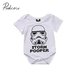 Pudcoco2017 г., Новый Модный пуловер с короткими рукавами и круглым вырезом хлопковый комбинезон для маленьких мальчиков и девочек, комбинезон, одежда для детей от 3 до 18 месяцев