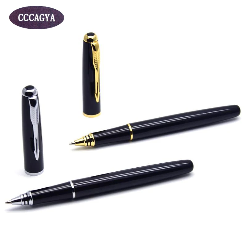 CCCAGYA A110 Классическая Металлическая гелевая ручка для обучения, офиса, школы, канцелярские принадлежности, Подарочная роскошная ручка для отеля, бизнес-письма, шариковая ручка