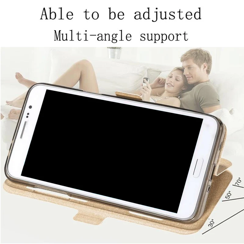 2pcs Phone case For Samsung galaxy ON5 cover shell open window PU leather ON 5 G550 G5500 flip back | Мобильные телефоны и