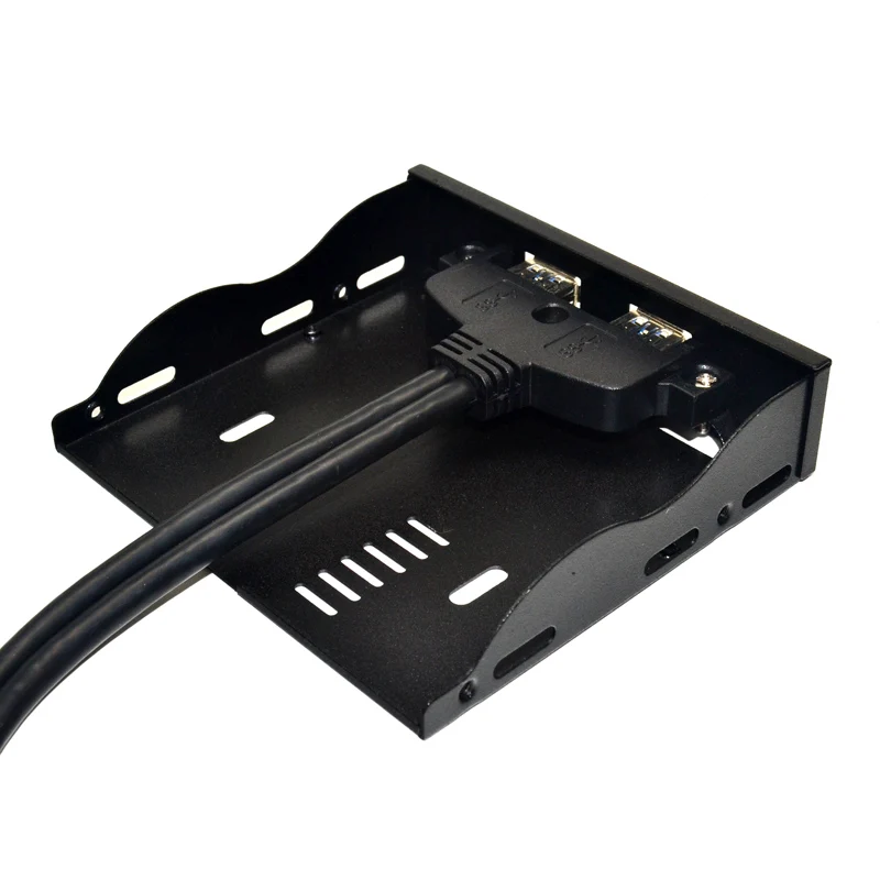 H1111Z 20 Pin 2 порта USB 3,0 Передняя панель 3,5 дюймов USB3.0 хаб кабель расширения адаптер металлический кронштейн для ПК настольный флоппи-отсек