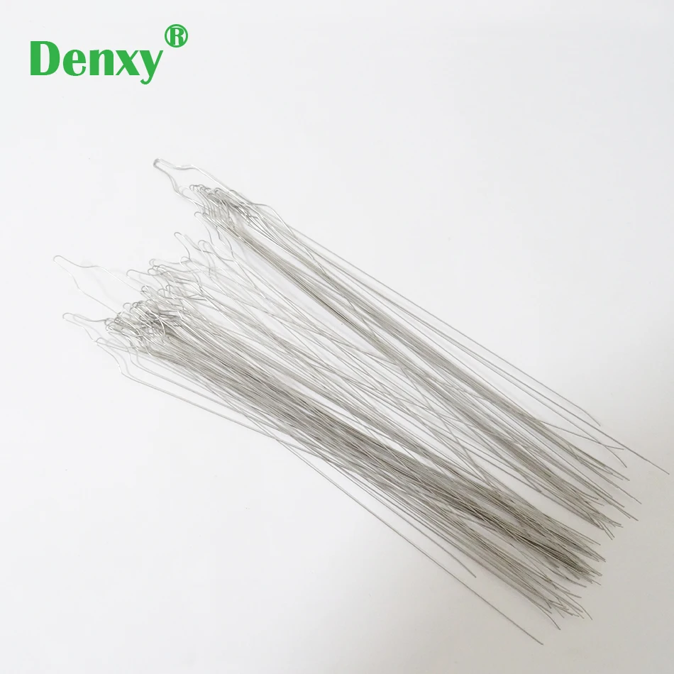 Denxy 200 шт. ортодонтическая проволока Стоматологическая Кобаяши Лигатура проволока ортодонтический кронштейн Ортодонтические аксессуары стоматологический кронштейн