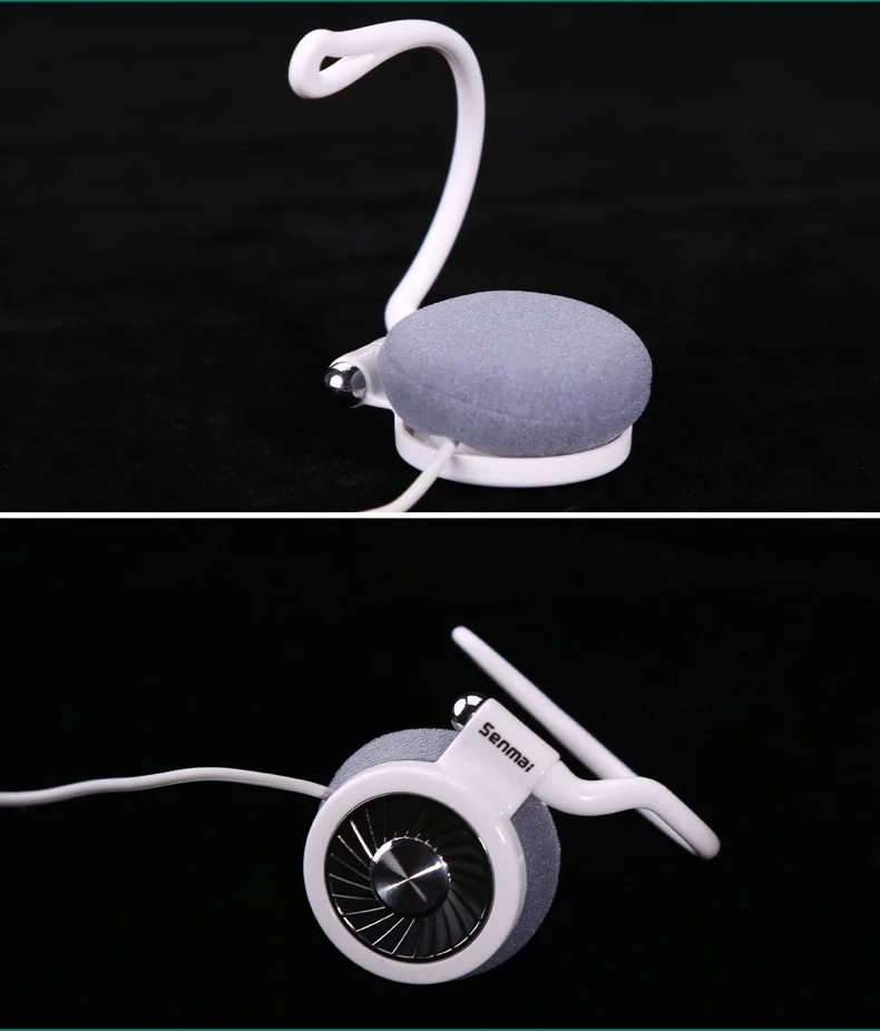 RUKZ iH850 ушные крючки спортивные наушники для мобильного телефона с микрофоном гарнитура DJ стерео бас универсальные проводные наушники для бега
