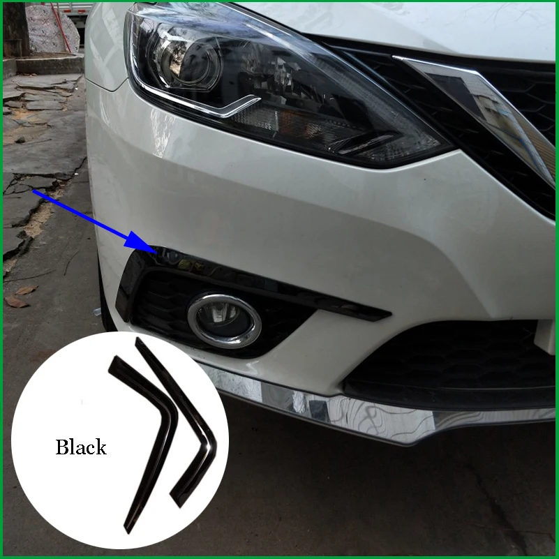 Для Nissan Sentra Sylphy 2016 2017 2018 2019 передняя противотуманная фара крышка облицовка ободок