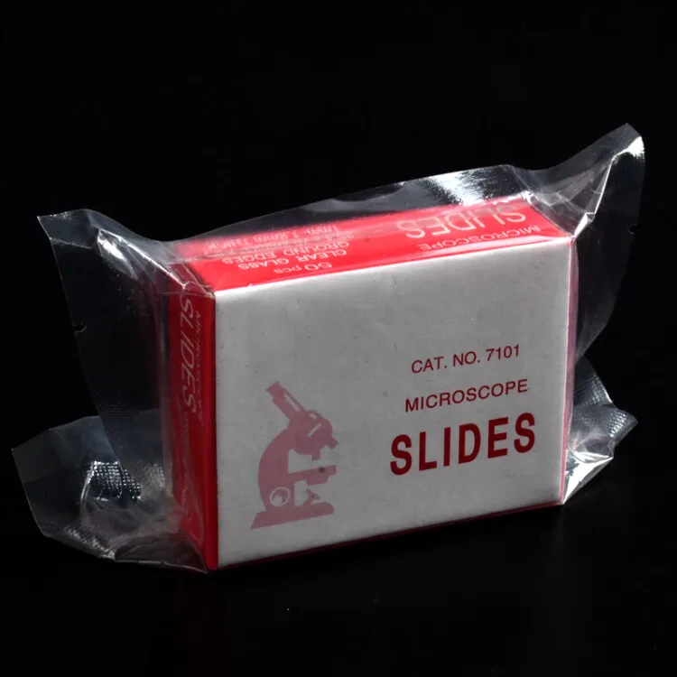 50 шт. микроскоп Стекло Направляющие Лабораторное оборудование Пособия по