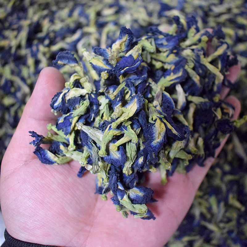 Чайный набор, кухонный чай,, 100 г, 500 г, 1500 г, чай Clitoria Terna, сухой цветок, тайская бабочка, Горох, чай, витамин А, чашка, комбинация