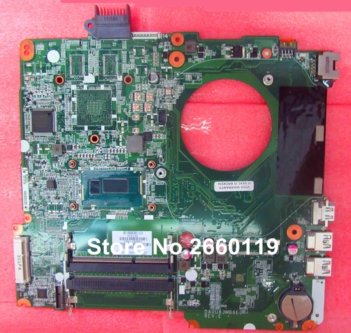 

laptop motherboard for 732086-001 732086-501 DA0U83MB6E0 DDR3 system mainboard with i5 CPU, fully tested