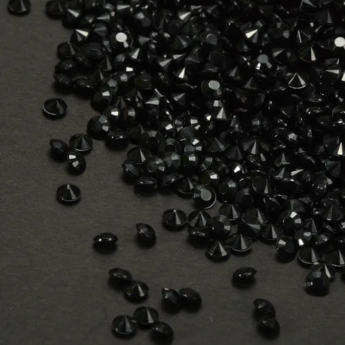 black 10000 шт. 4.5 мм фиолетовый кристалл алмаза Конфетти Свадьба Алмаз "Конфетти" украшение партии поставки - Цвет: black