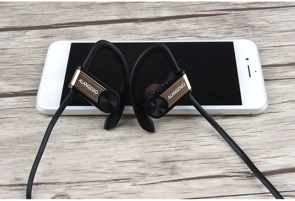 Беспроводные Bluetooth наушники с микрофоном, спортивные наушники для бега, наушники с защитой от пота, наушники auricolari drahtlose kopfhorer