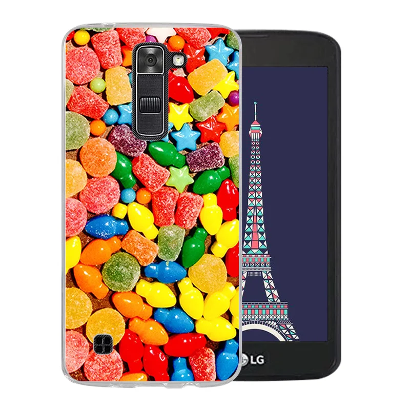 TSoft Silicone Cover Volcanic Pattern for LG K7/Tribute 5 LS675/X210 X210DS Phone Case Soft For K7 K 7 Back Covers |