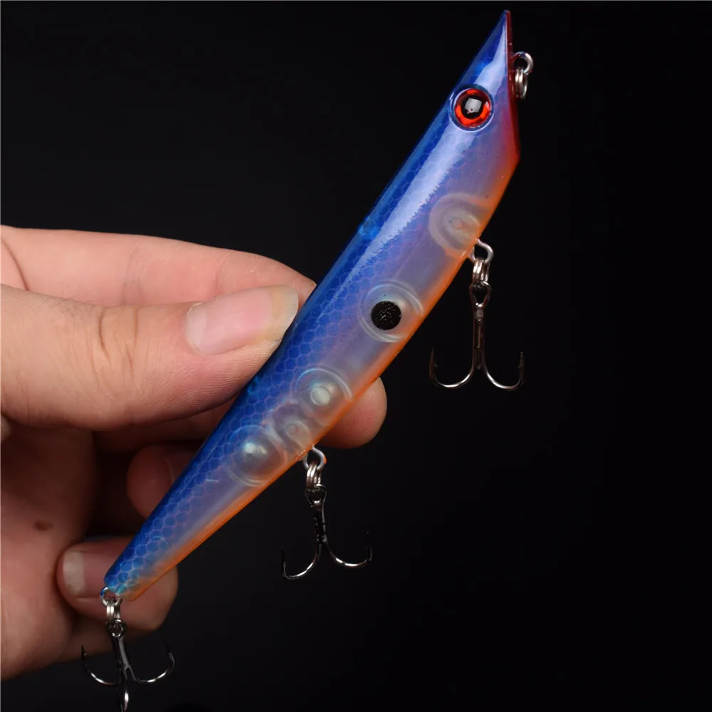 Free Shipping 1pcs new classic Pompa bait plastic bright color 5 road sub-bait 17g / 12cm 6 # hook peche crankbait pesca | Спорт и