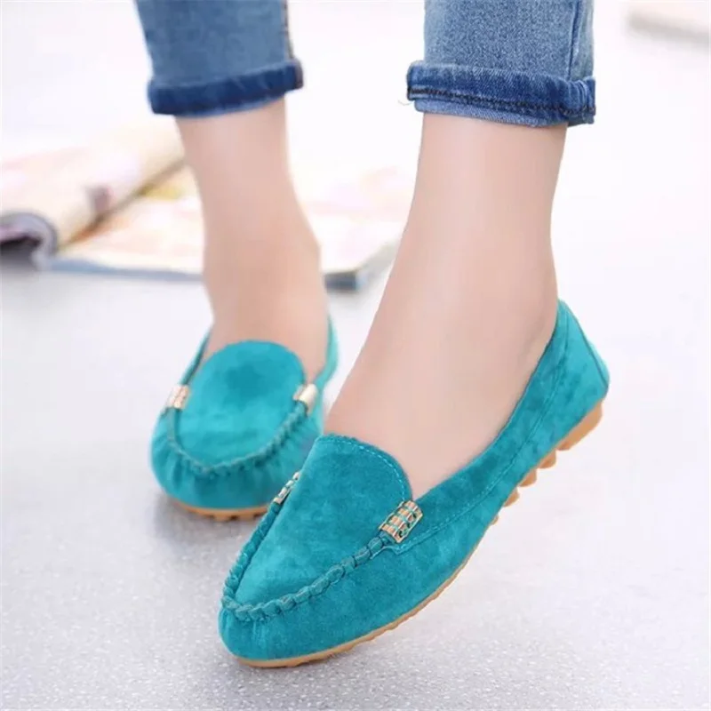 Летняя женская повседневная обувь однотонные туфли лодочки без шнуровки из