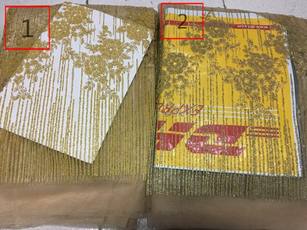 Новый французский клей для рукоделия пряжа с золотыми бусинами и золотым