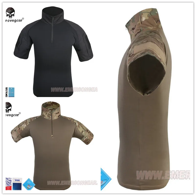 EMERSON боевая тактическая рубашка футболка для пота охотничья военная мужская с