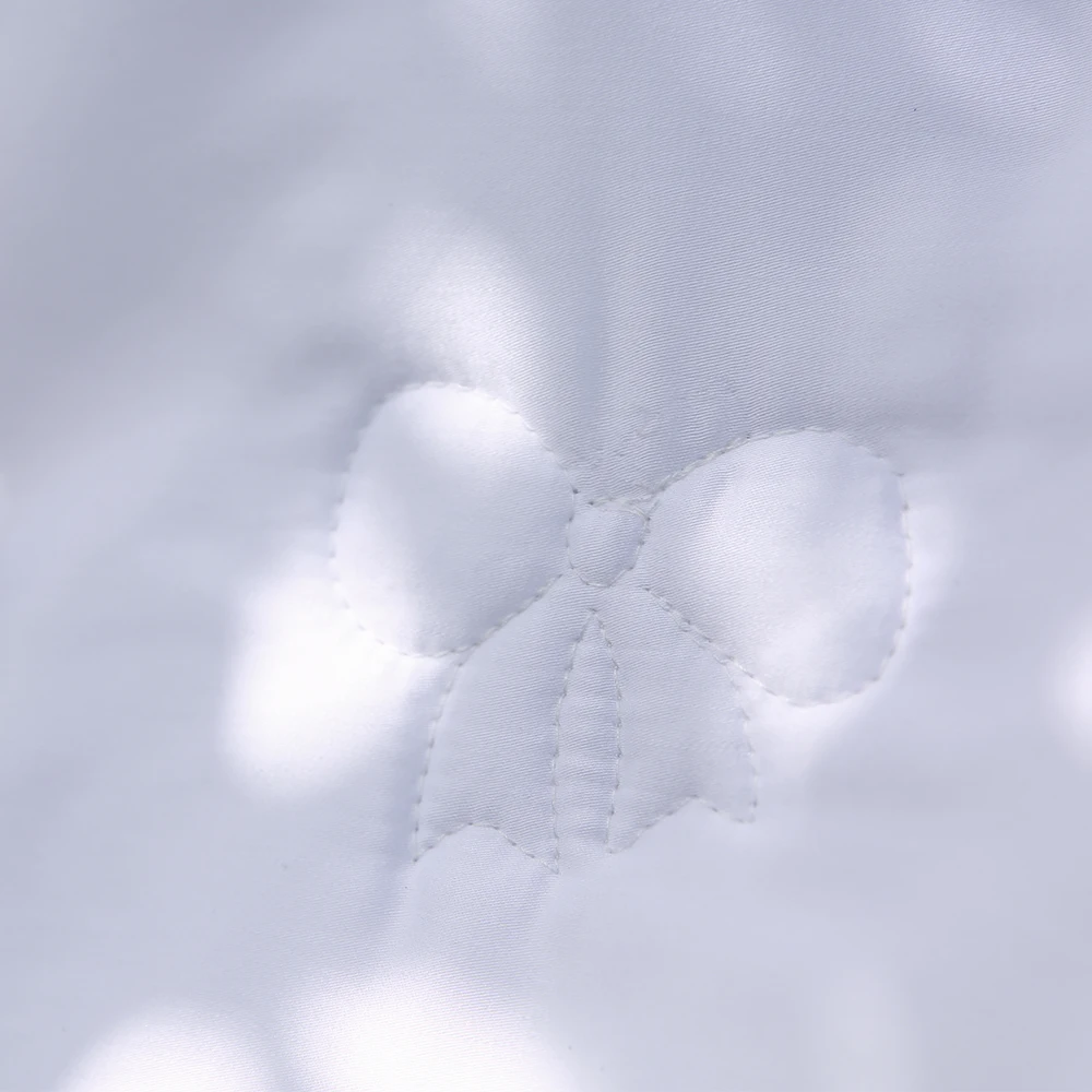 Белое Кружевное тонкое одеяло 400 нитей летнее Двухспальное покрывало для