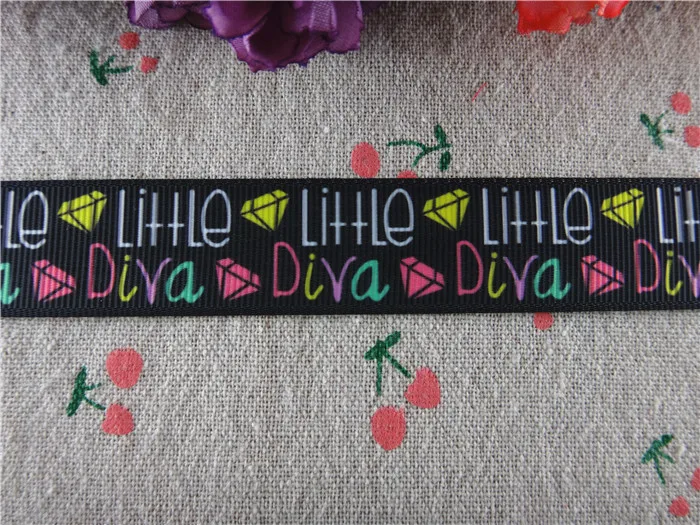 Резинки для волос 7/8 ''(22 мм) 10 ярдов с рисунком аксессуары волос|grosgrain ribbon