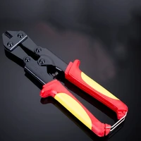 hot sale rushed sale ferramenta alicate 8 inch two color handle mini bolt cutter steel wire cutting plier 65 manganese tool