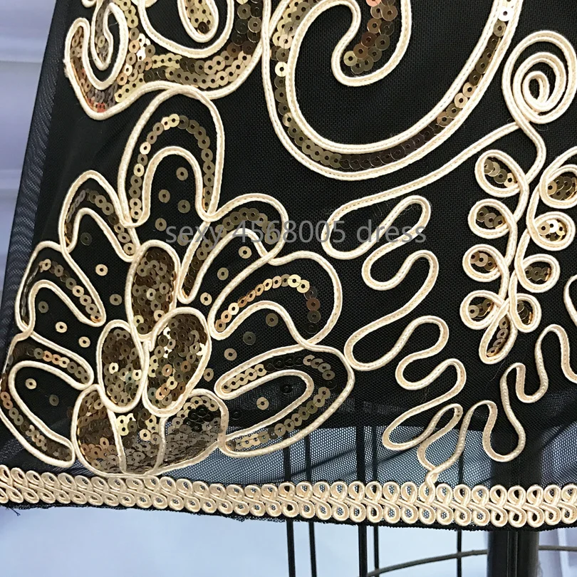 Женская винтажная 20 s повязка с пайетками Deco Bodycon Вечерние платья платье