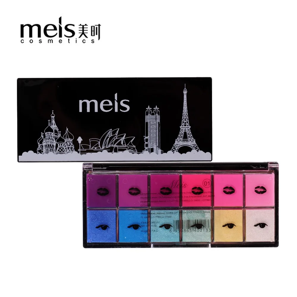 MEIS брендовая Косметика для макияжа Профессиональный макияж губ 6 Цвет Помада