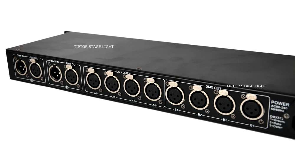 Бесплатная доставка 8-позиционный DMX 512 Spliter 4/8 Электрический изолированный выход