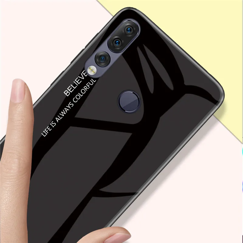 Модный прозрачный чехол из закаленного стекла для lenovo Z5s, чехол s, силиконовый чехол для lenovo Z5S Z5 S, чехол для телефона