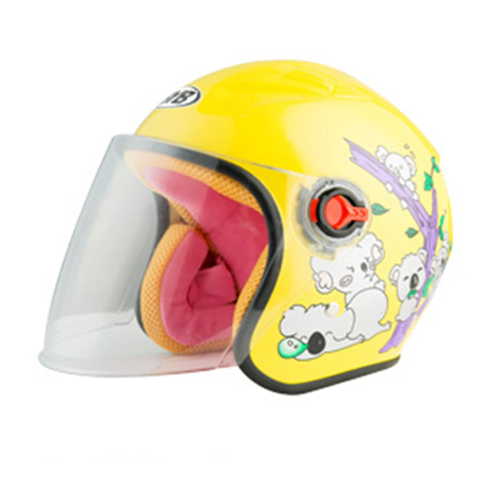 Детский мотоциклетный шлем легкий детский мультяшный удобный для мотоциклистов