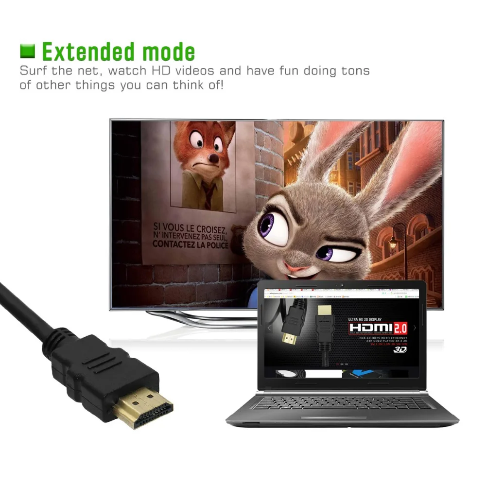 Voxlink 1 м OD5.5MM 2160 P Кабель HDMI 2.0 V2.0 1080 3D HDTV с Ethernet 24 К позолоченные 4 x 2 для dvd плееры