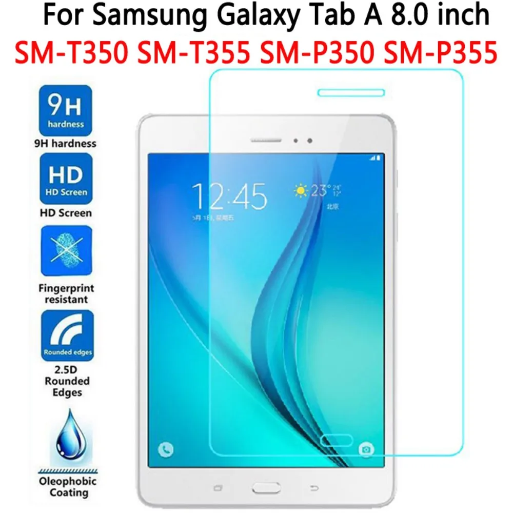 

Закаленное стекло для Samsung Galaxy Tab A 8,0 T350 T355, Защита экрана для Samsung Galaxy Tab A 8,0 P350 P355, закаленное стекло