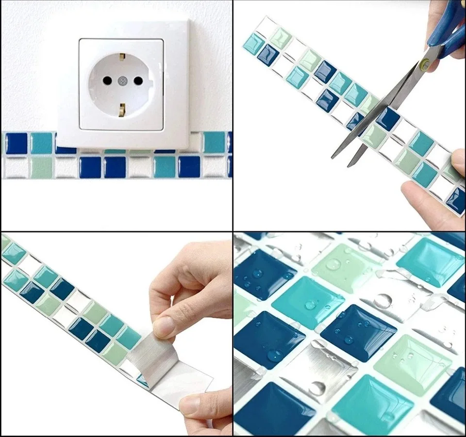 Виниловая 3d-наклейка Vividtiles с 6 листьями для украшения дома | Дом и сад