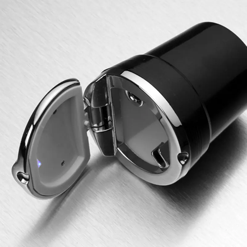 Portable Stainless Auto Car Cigarette Ashtray Ash with Blue LED Light Smokeless for Volkswagen Apollo | Автомобили и мотоциклы