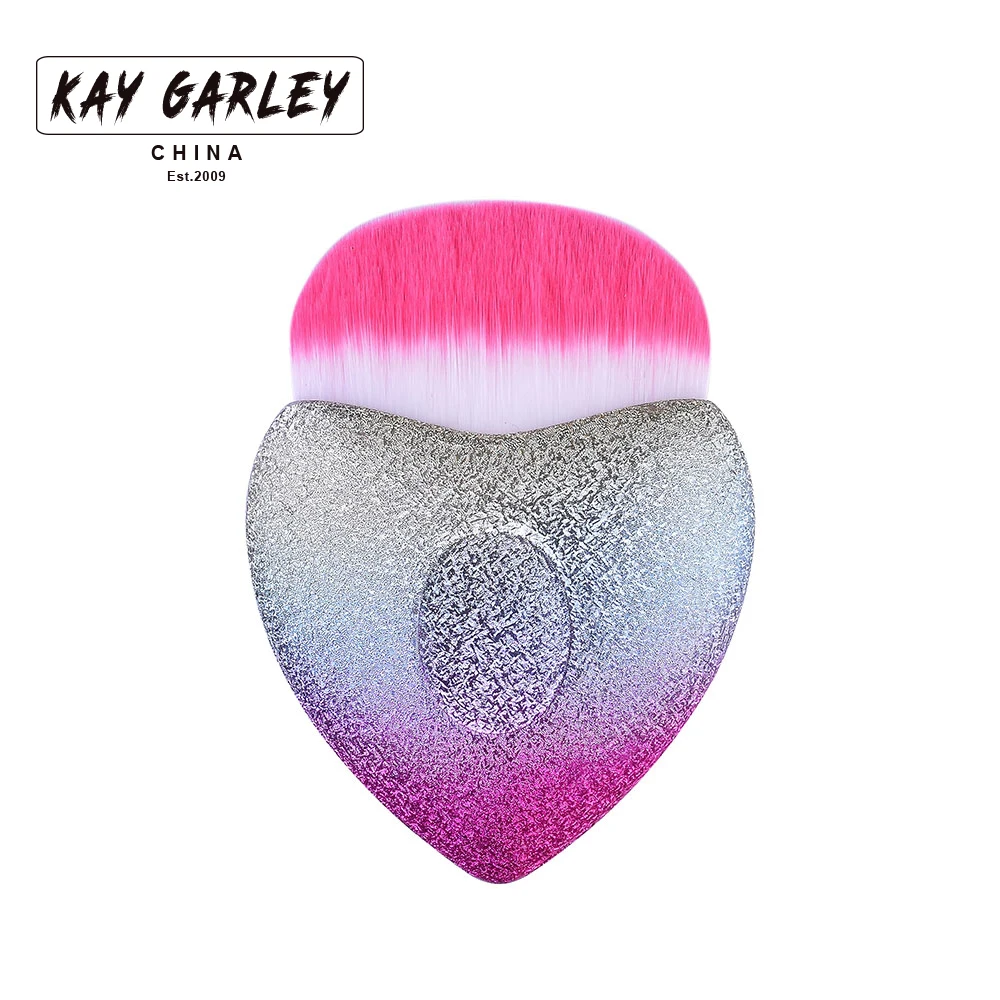 KJL в форме сердца Фонд Кисть искусственного волокна|foundation brush|brush fiberbrush brush |