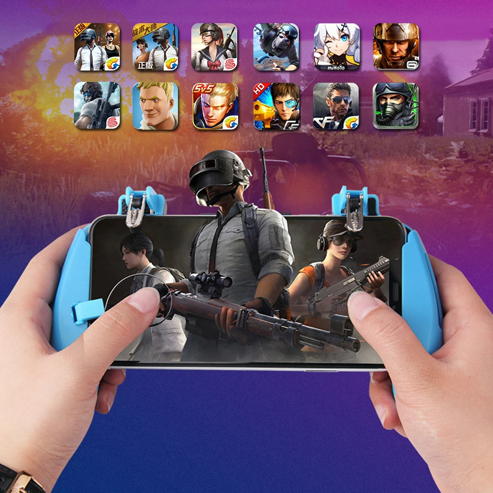 PUBG игра для мобильного телефона триггер металлический L1R1 пожарный геймпад ручка шутер игра джойстик держатель контроллера для IOS Android