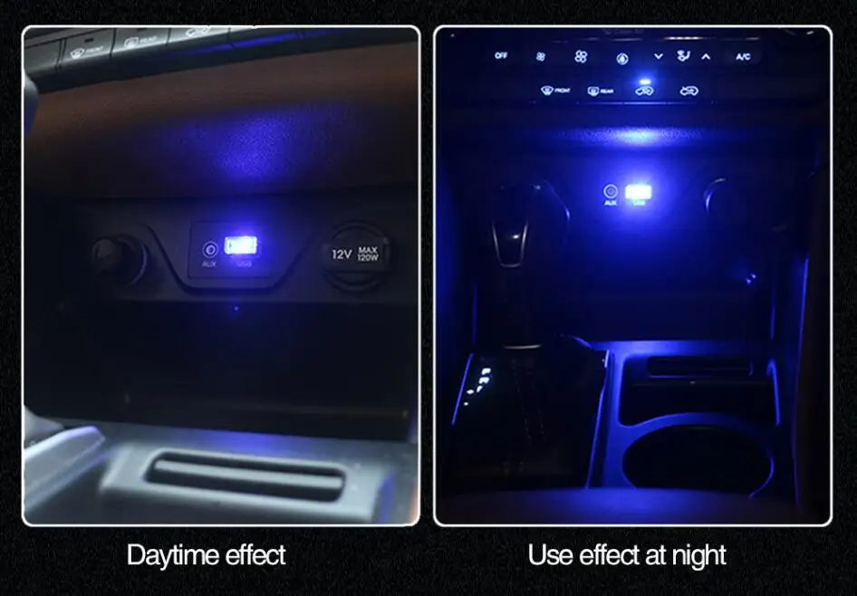 Автомобильный USB светодиодный Атмосфера декоративные огни для Jaguar XE XF XJ XJS XK будущего типа E-TYPE F-TYPE F-PACE I-PACE
