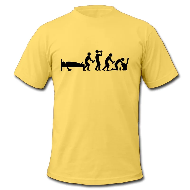 new 2014 casual Solid Man T-Shirt hangover evolution T-Shirts Men Design O Neck dropshipping wholesale retail | Мужская одежда