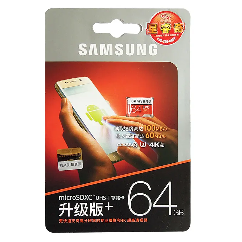 SAMSUNG EVO Plus 256 Гб карта памяти 128 64 U3 4K Micro SDHC SDXC класс + 10 C10 UHS TF SD карты Транс Flash