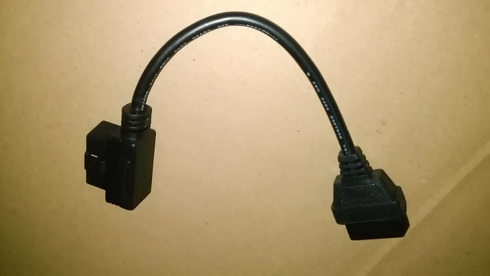 10 шт. OBDII OBD2 OBD 16 Pin Штекерный Женский удлинитель Автомобильный диагностический
