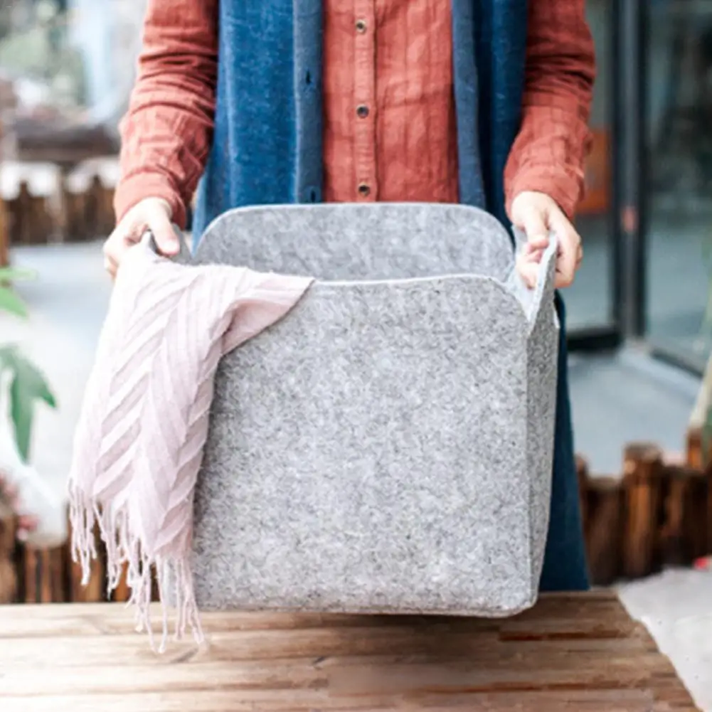 Фетр игрушка складная коробка для хранения корзина белья грязной одежды