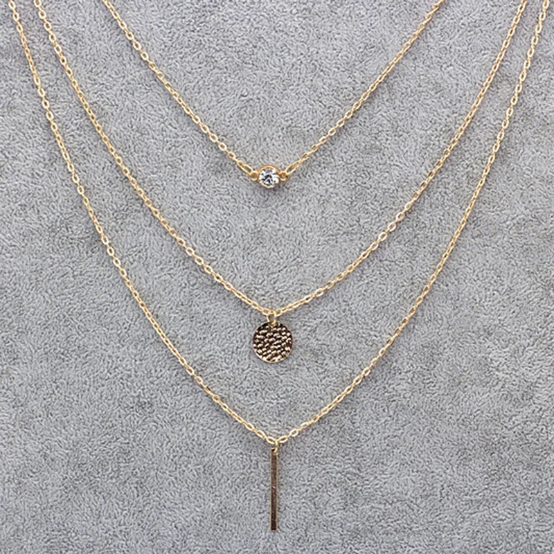 Женское Ожерелье Многорядное ожерелье чокер (I)|Цепочки| |