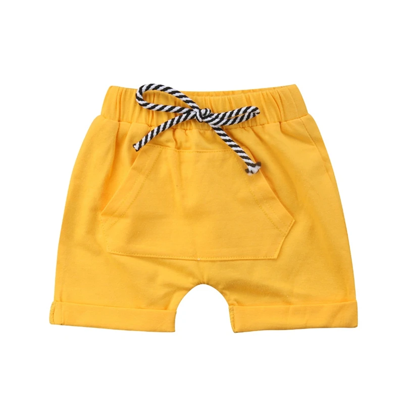 4 вида цветов Шорты для маленьких мальчиков и девочек летние повседневные шорты с