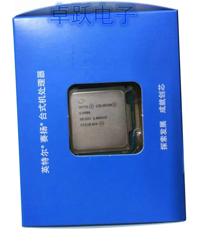 Процессор Intel Celeron G3900 LGA1151 14 нанометров двухъядерный 100% рабочий процессор для