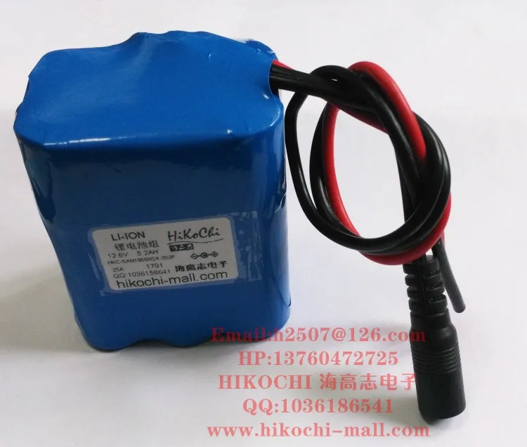 18650 литиевая батарея питания 12V Защитная плата 25A высокий ток 12,6 v 3s2p 6ah