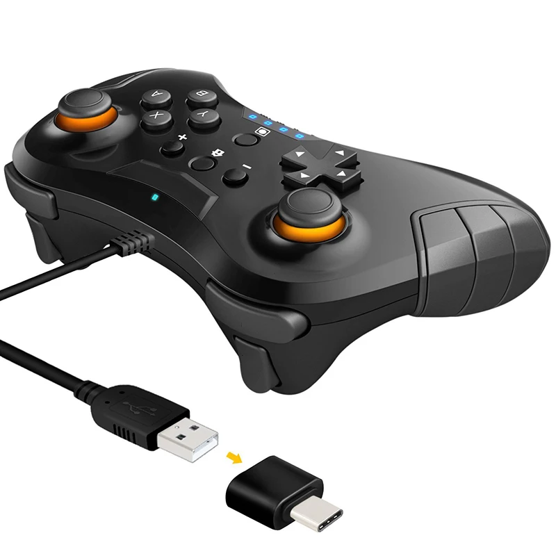 Профессиональный проводной контроллер для Nintendo Switch/PS3/PC (Win XP/7/8/10)/Android Smart Devices