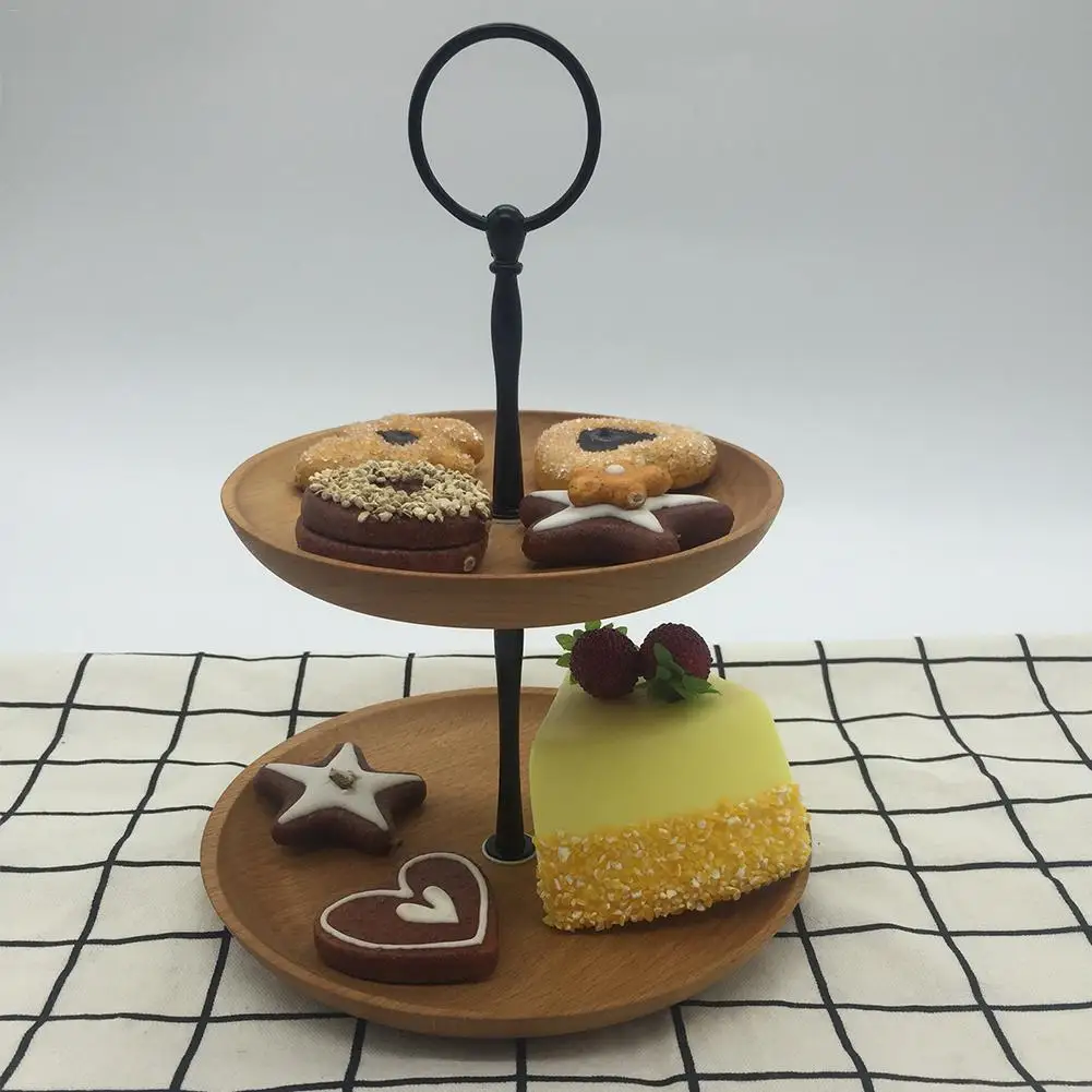 Креативный поднос для сушеных фруктов торта гостиной из натурального дерева