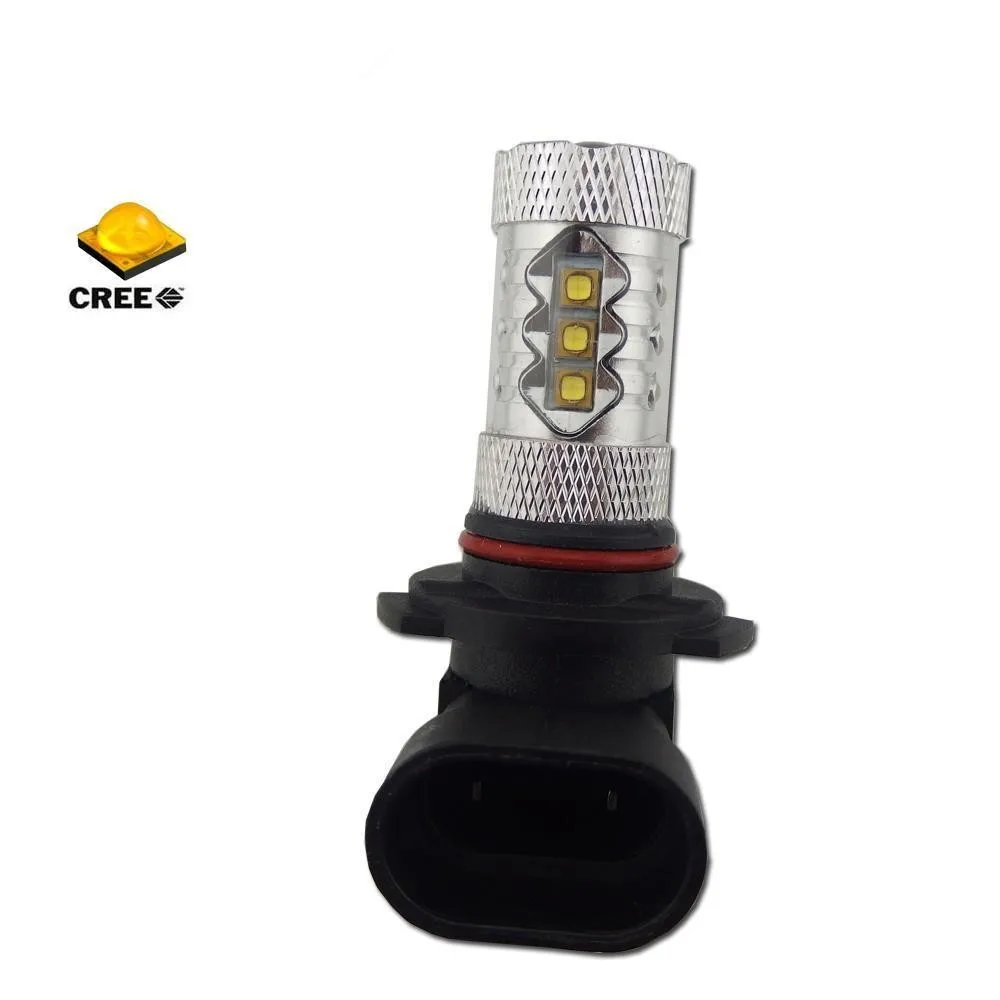 2xCanbus без ошибок 9006 HB4 Cree чипы 80 Вт Автомобильный светодиодный противотуманный
