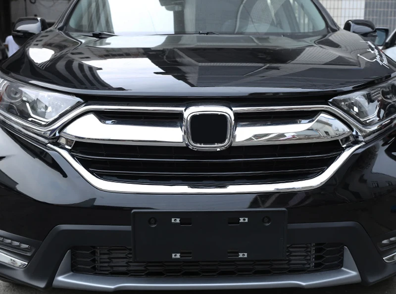 Наружная передняя решетка радиатора u-образные молдинги для Honda CR-V CRV