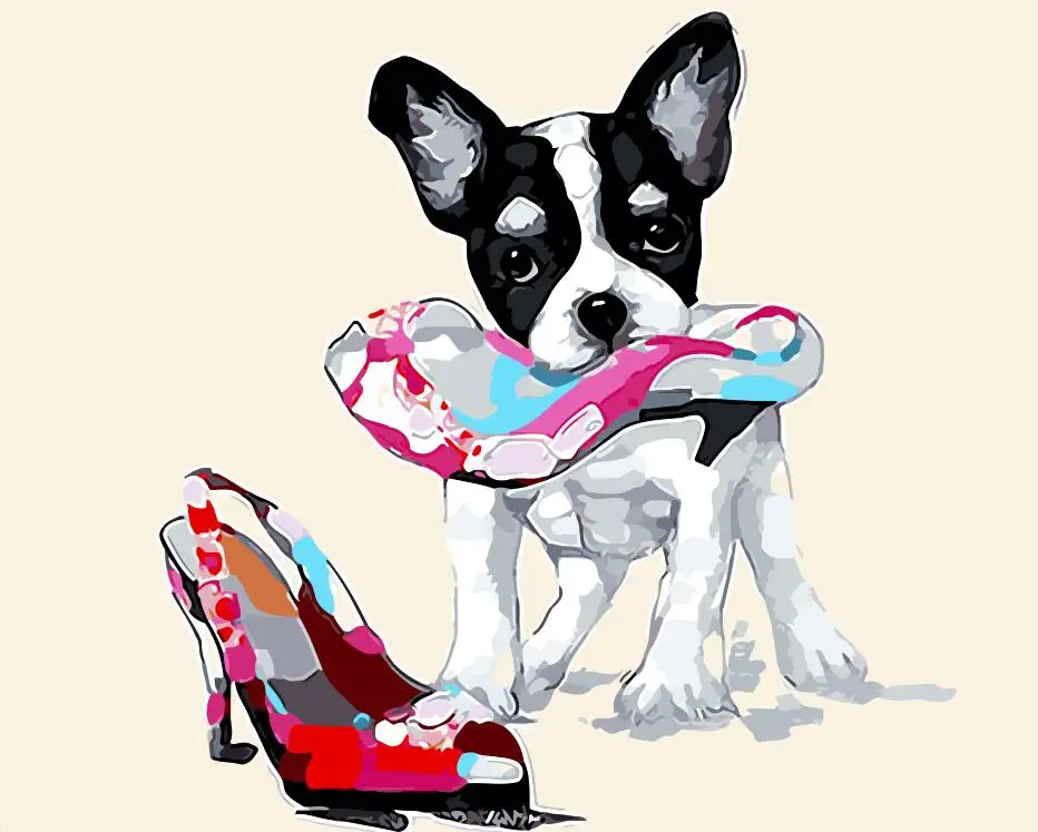 Катание лягушка картина маслом по номерам модуль раскраска вручную уникальный