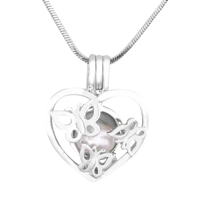 Новый дизайн Love Wish Pearl Angel of Mercy клетка кулон жемчуг жемчужная бусина медальон